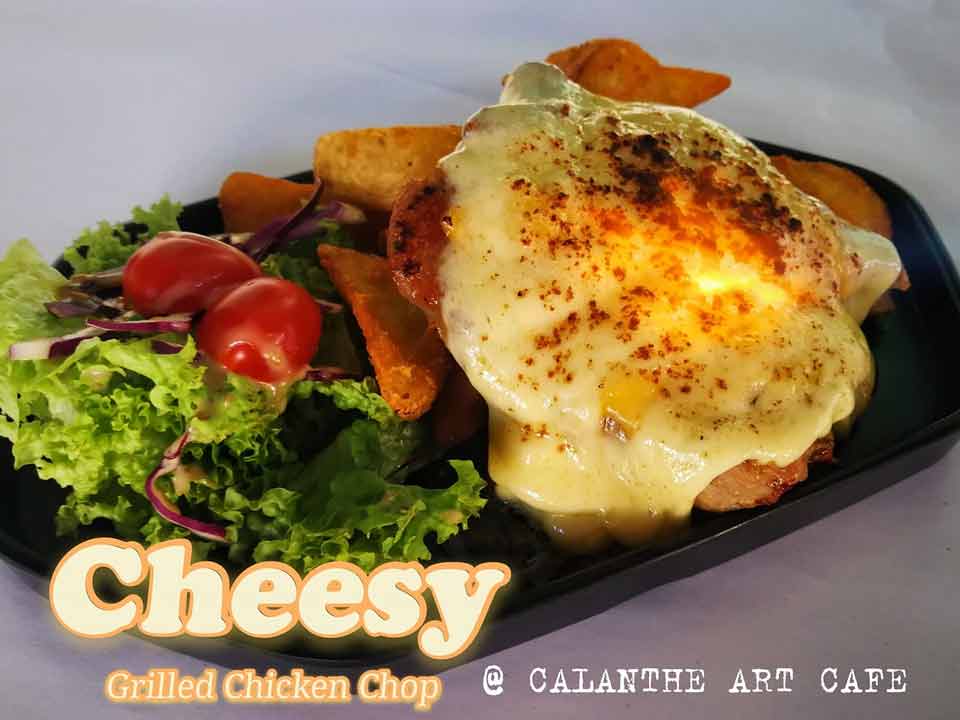 Cheesy Grilled Chicken Chop