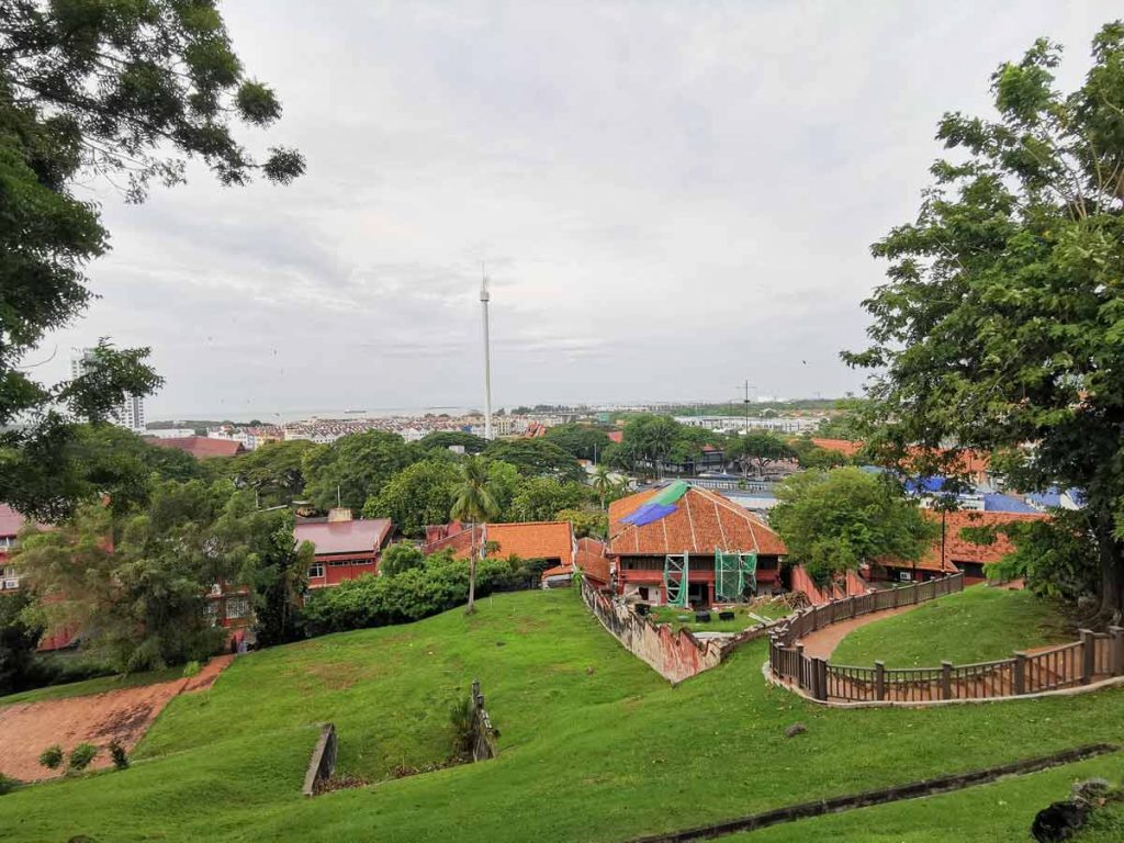 View Of Malacca from Saint Paul's Hillacca